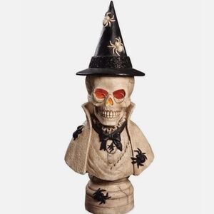 NEW IN BOX Bethany Lowe Halloween Stonella Witch Bust - Retired 2015